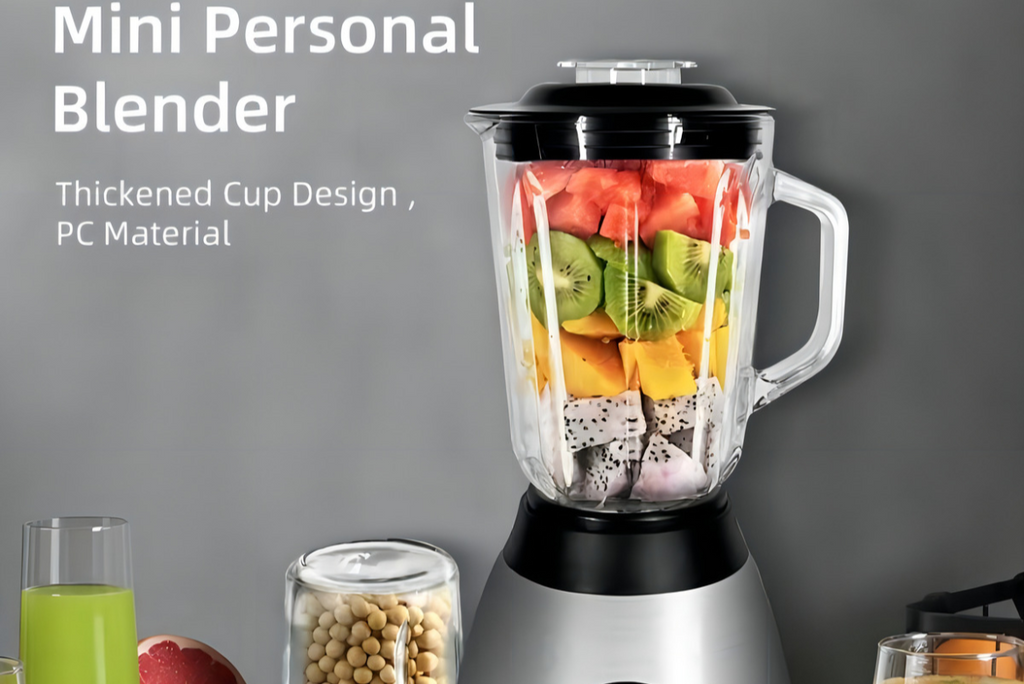 Licuadora Multifuncional De Vidrio 2 En 1 Picadora Juguera