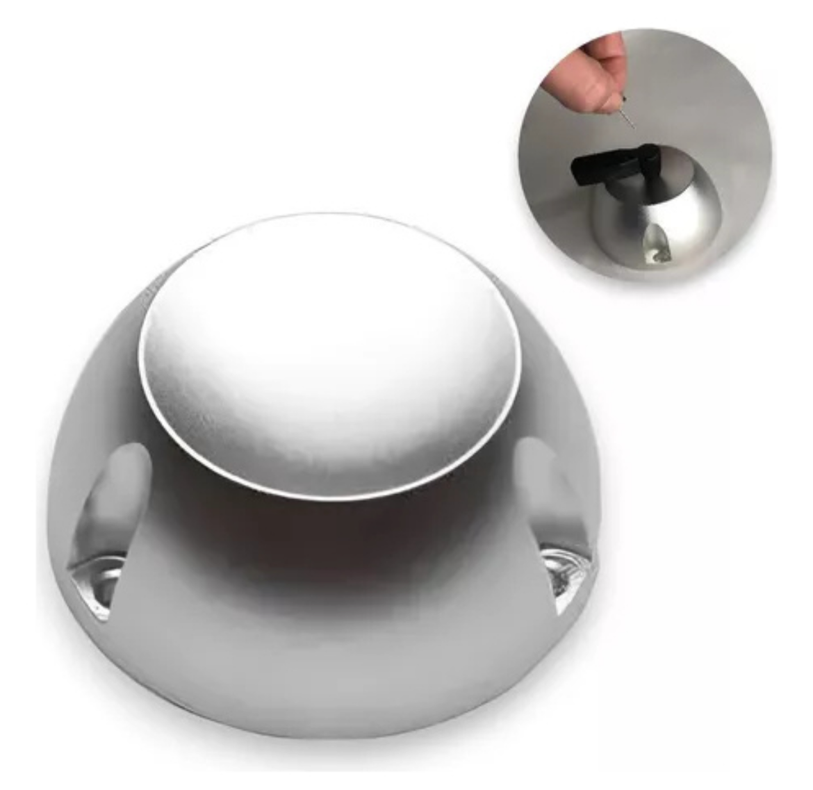 Extractor Magnético Removedor Etiqueta  Color Plateado